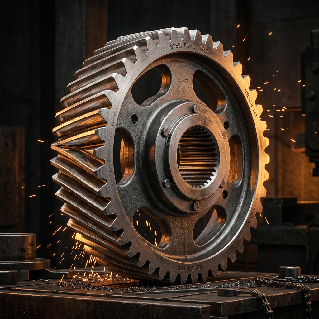 Engrenagem Industrial Fundida